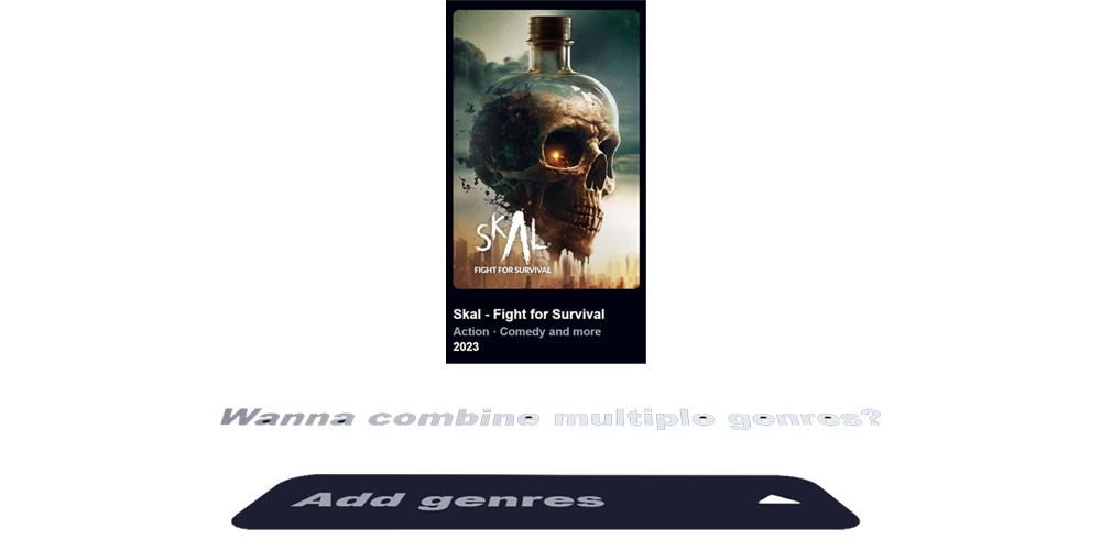 Genre filters system representation
