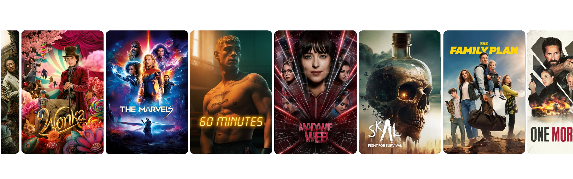 Movie carrousel system representation
